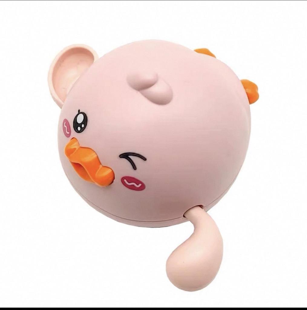 Wind-Up Bath Toys: Yellow Duck & Turtle Clownfish for Kids