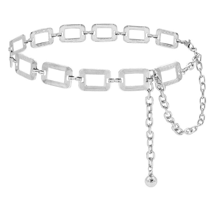 Fashionable Waist Jewelry With Metallic Accents Versatile Belt Chain For Dresses Tops And Festivals