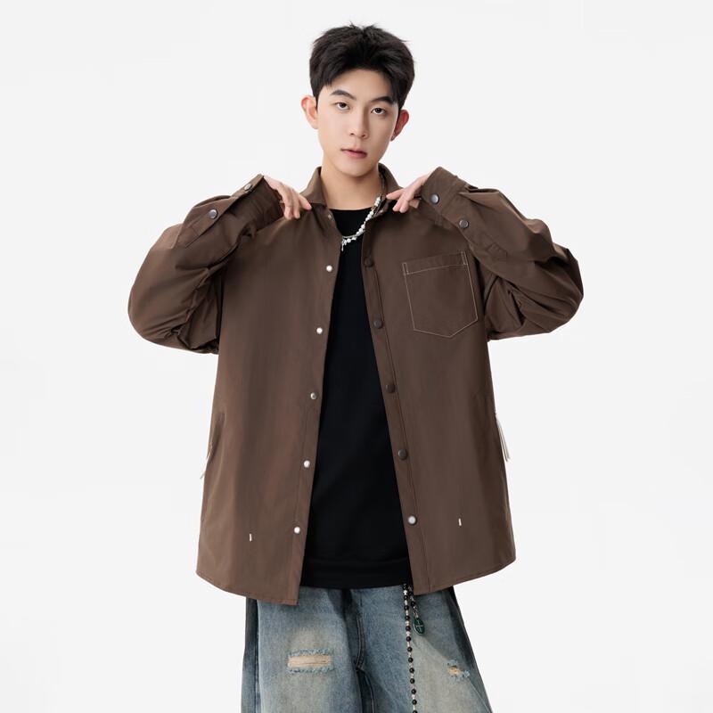 Wassup Sohot Men's Long Sleeve Casual Shirt