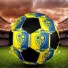 1 pz Pallone da Calcio Leeds United F.C. Misura 5 Pallone da Calcetto Indoor alla Moda Colorato Gioco in Cortile - Ottimo Regalo per Appassionati di Sport HE12