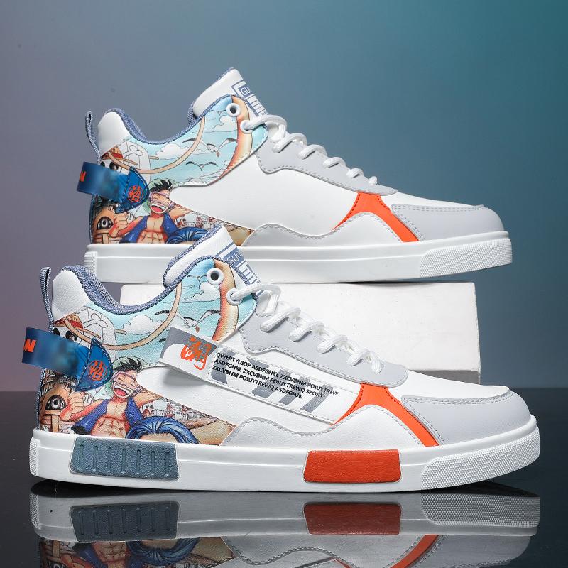 Herren Sportschuhe Lässige Skateboard Schuhe High Top Joggingschuhe Schuhe für Studenten Übergröße