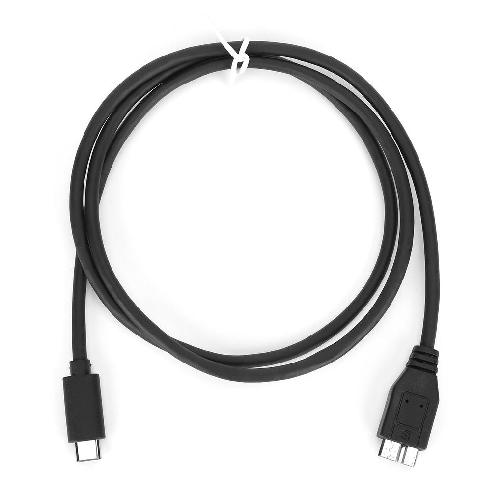 Hard Disk Data Cable 1 Meter 5Gbps Highspeed Transmission Typec to Micro B USB 3.0 Computer Accessory