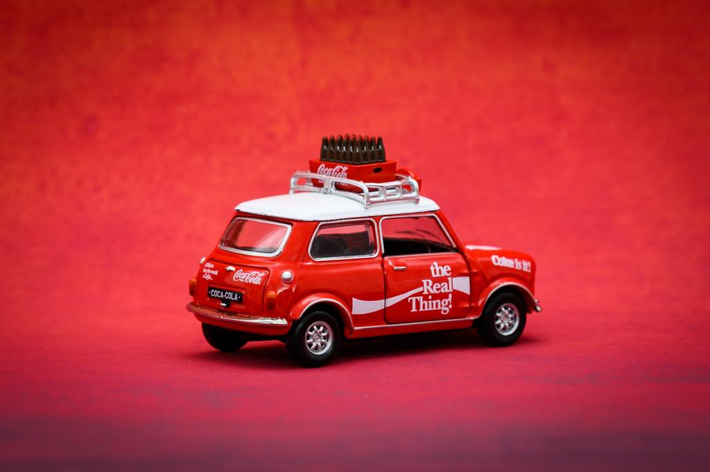 Tiny City Scale Mini Cooper Mk 1 Diecast Car 1/50 Coca-Cola