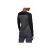 On Performance Lg Sleeve Breathable Round Neck T-Shirt Women Tops Black Eclipse 1WE10320106
