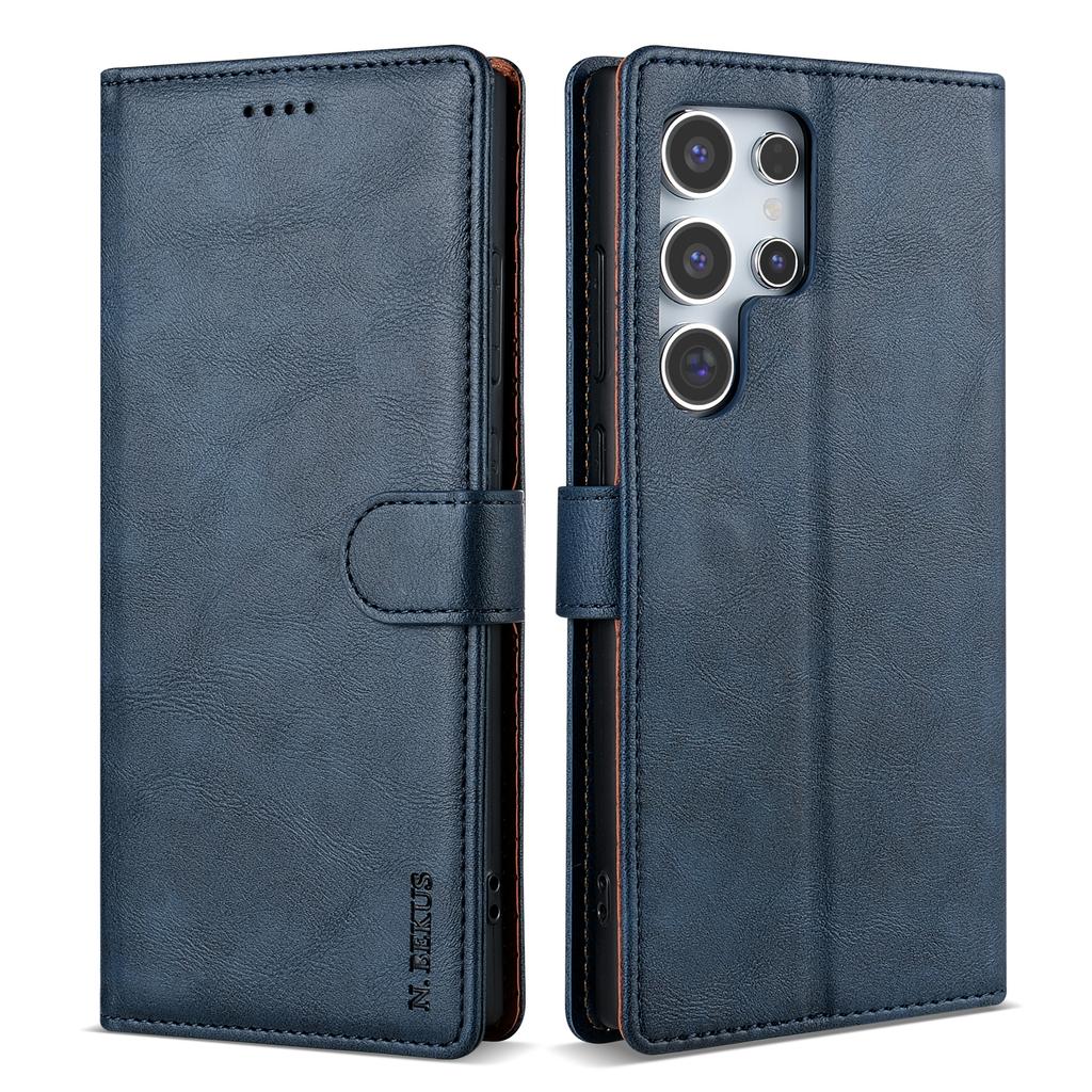 N.BEKUS CSJ-001 For Samsung Galaxy S26 Ultra Stand Case PU Leather Wallet Phone Cover