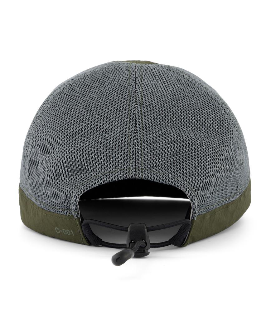 Yualeichi Mesh Short Brim String Ball Cap Breathable Running Outdoor Ball Cap Urh - C - 001 - Mipan Regen - Mesh - Dol
