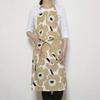 Marimekko Apron Pieni Unikko (Off-white x Beige x Dark Blue) 069907 185cm (83.5cm) [Parallel Import]
