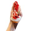 Simulation Ice Cream Keychain Cute Food Shaped Keyring Fashion Ice Cream Key Rings  Holiday Gifts