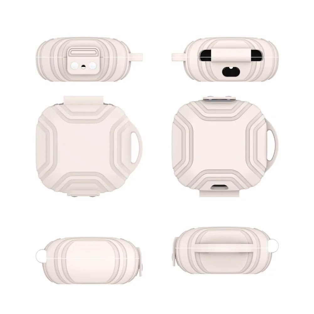 

For SHOKZ OpenFit Air (T511) Earphone Protective Cover Shockproof Soft Earbuds Case Silicone Case Cover For Shokz OpenFit Air білий