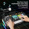 Kid Musical Dj Mixer With Microphone Electronic Keyboard Bluetooth Dj Turntable Console Junior Music Instrument Educational Toy