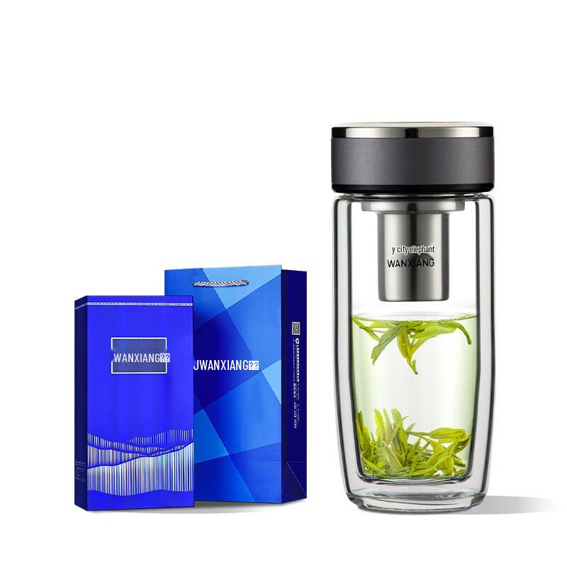 

Wansho Double Wall Glass Tea Infuser Bottle
