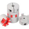 High Torque Plum Blossom Elastic Coupling for Servo Motors, Jaw Type Connector, Lead Screw, 30/40/55/65 mm