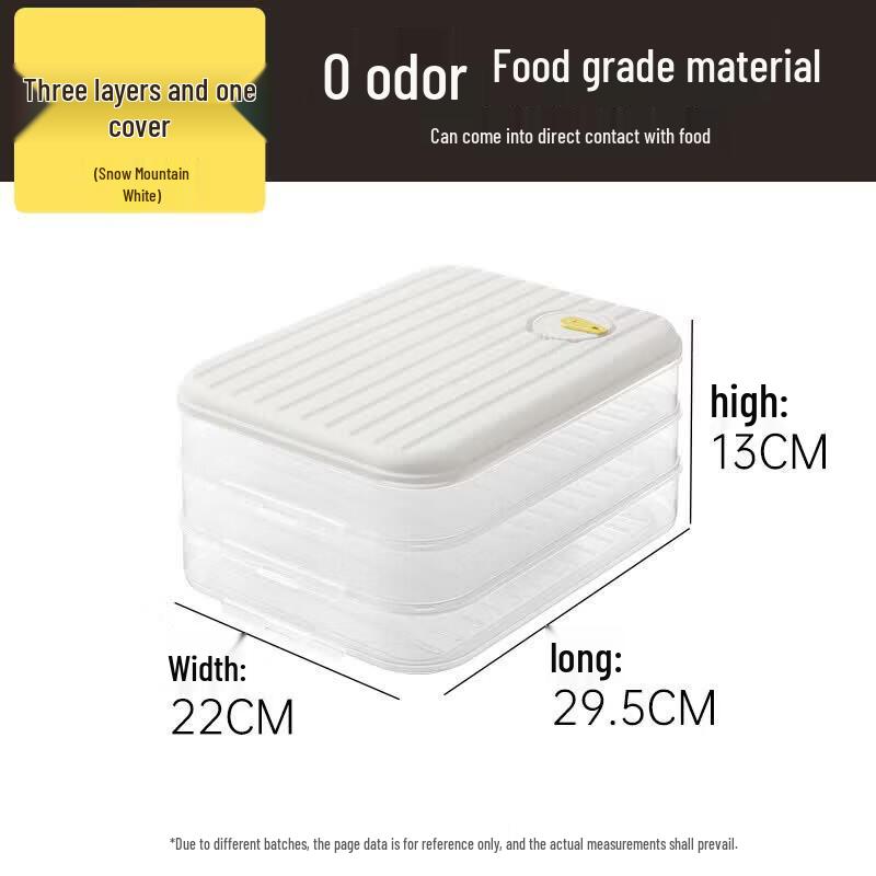 COOKER KING Stackable Dumpling Storage Container