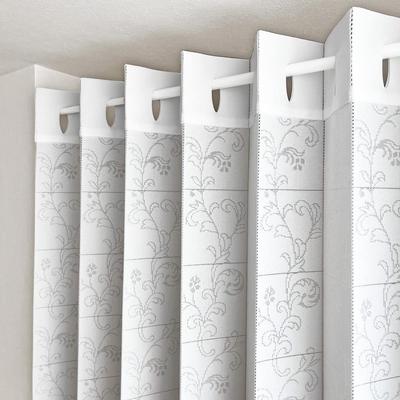 Zasłona harmonijkowa 34079 Biała 100 cm szeroka x 250 cm Zasłona klapowa Zmywalna Izolacja termiczna Podział prywatności Gruba Dowolne cięcie Wyprodukowano w Japonii Teijin Ecolie