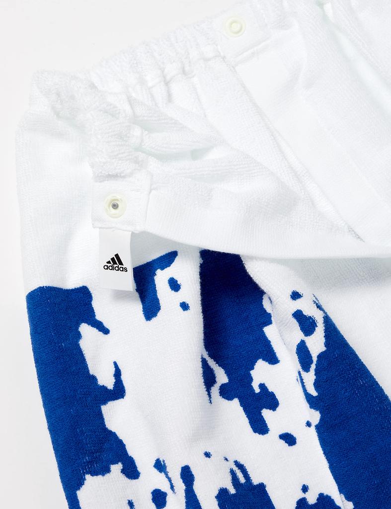 Wrap Small Size Lower Elementary School 87402801 Boys 87402801A Blue 120cm Wide X 62cm Long [Adidas] Towel, (for Students) Approx.