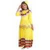 Kids Girls Mexican Traditional Jalisco Folk Dance Dress Halloween Costume with Flower Hair Clip