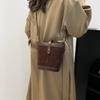 Frosted Bucket Bag Women's New Autumn and Winter High-end Light Luxury Niche Design Shoulder Messenger Bag