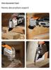10-Piece Coarse Tooth and Extended Straight Saw Blade Set - Universal Oscillating Multi-purpose Tool Accessories