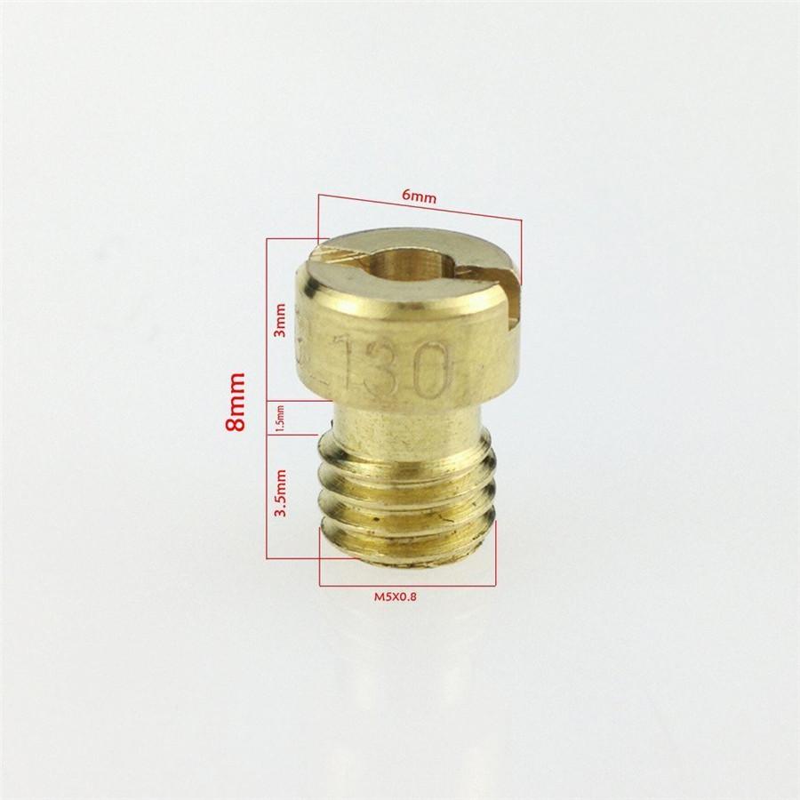 10pc Carburetor Carb Replacement for GY6 125cc-150cc Carburetor Main Jet 152QMI