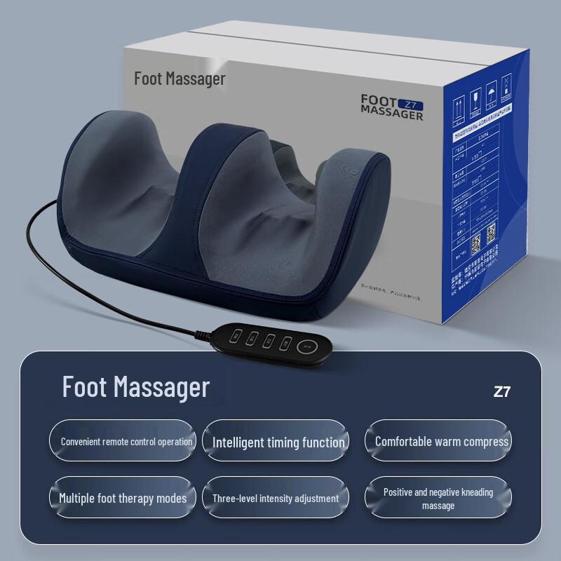 Automatic Electric Foot and Leg Massager with Heat CN Plug (adapter Included)