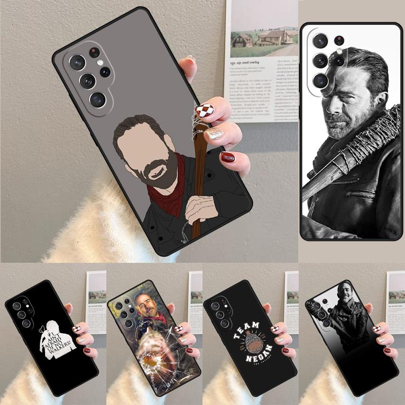 Negan Silicone Phone Case For Samsung Galaxy note 10 pro S26 S25 S24 S23 S22 S21 Plus S25Ultra Capa Cover