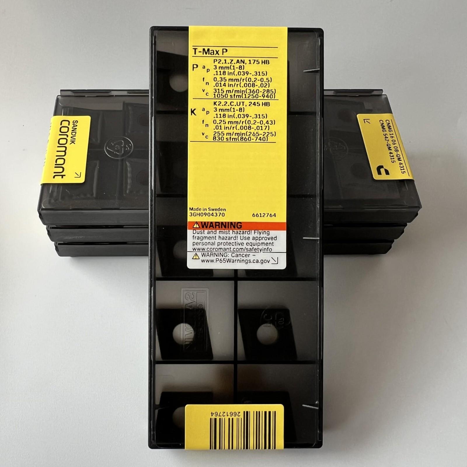 

SANDVIK / CNMG160608-QM 4315 / Original Swedish hard alloy blade 10 Pcs