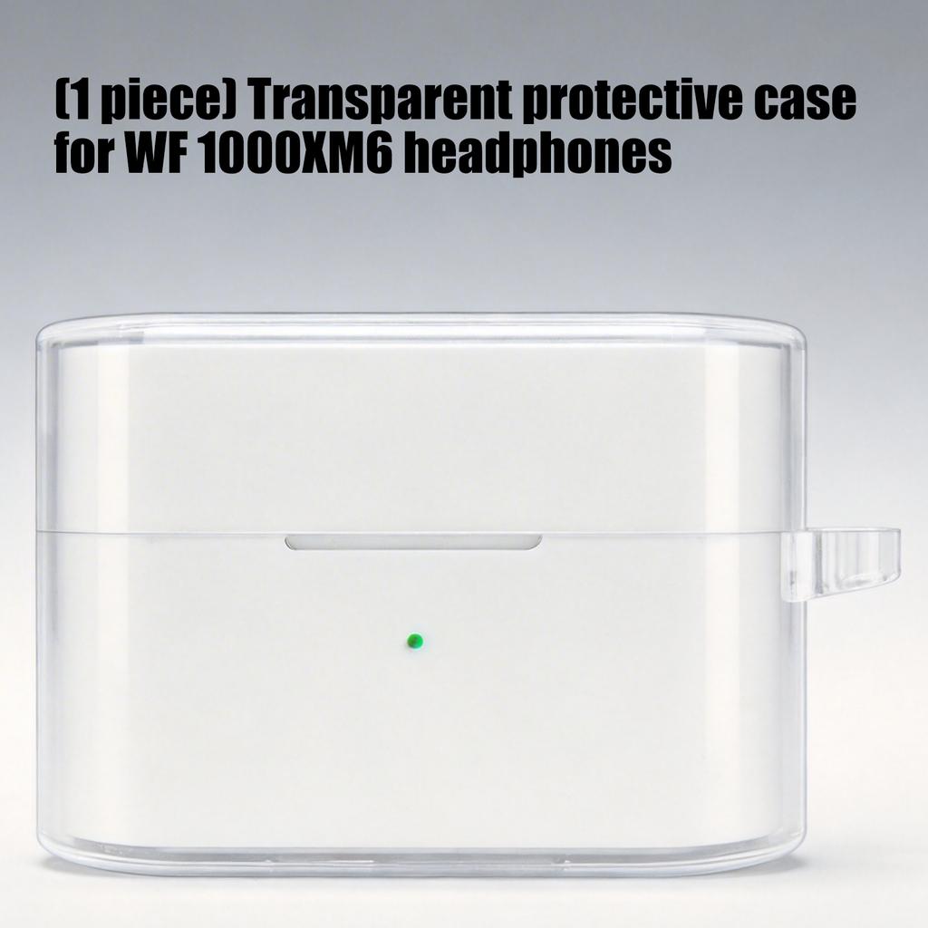 Headphone Cover Shockproof Wrap Case Skin Antiscratch Guard Washable Soft TPU Housing Shell Enhances Grip for WF-1000XM6