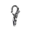 Stainless Steel Skull Keychain for Men Gothic Style Keyring Unisex Accessory Perfect Gift for Birthday Halloween Party