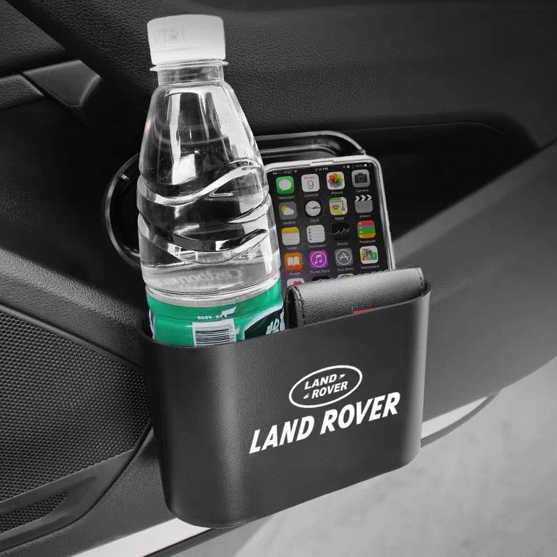 Car Trash Can Storage Box Vehicle Multifunctional Garbage Dust Case for Land Rover Discovery Range Rover Evpque Defender Car Eyeglass Rover L322 L405