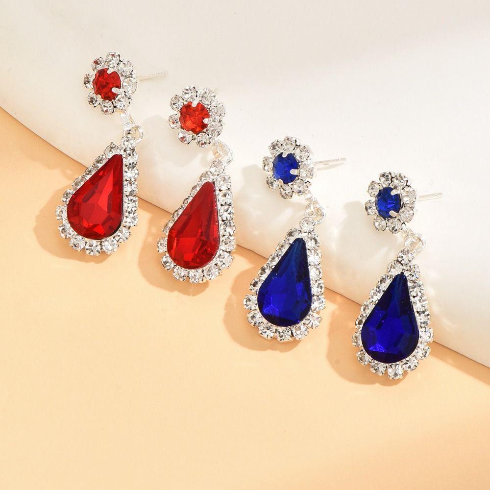 Premium Pendant Necklace Fashionable Dangle Earrings Wedding Jewelry Set  Valentine Day Gift