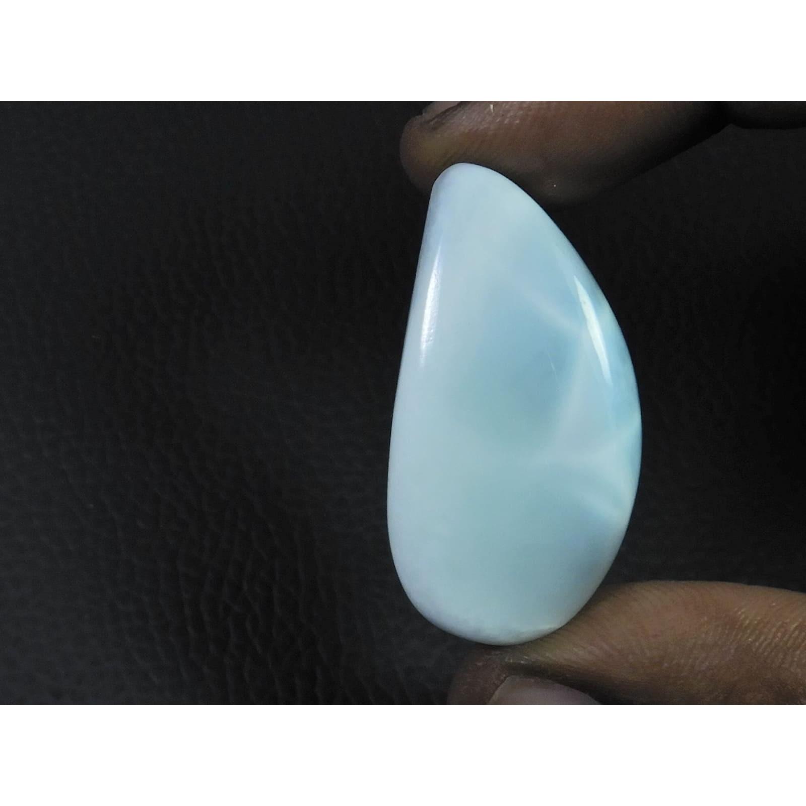 

19X37X06MM Natural Blue Larimar Pectolite Healing Crystal Gemstone 36Cts. C-611