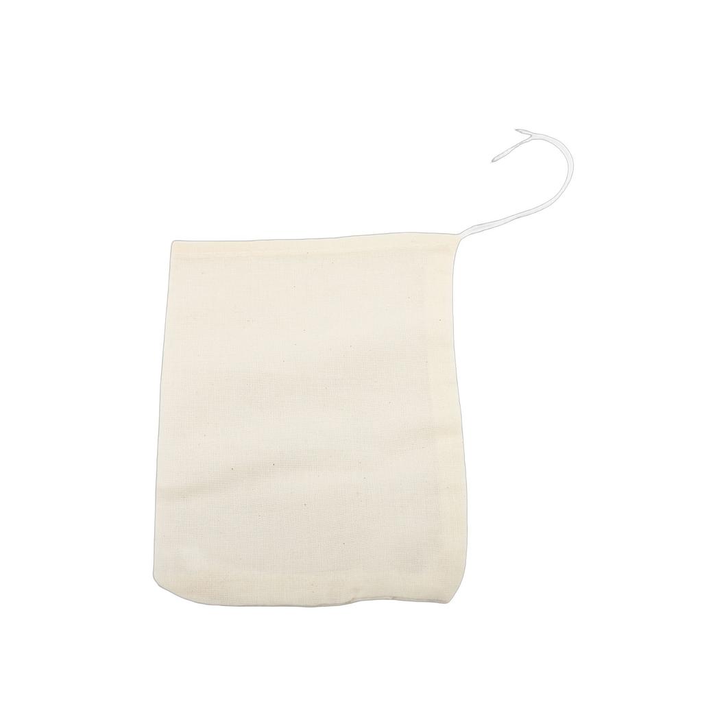 24PCS Cotton Drawstring Bags Empty Reusable Tea Bags Small Cheese Cloth Cotton Bag for Straining Soup Cooking