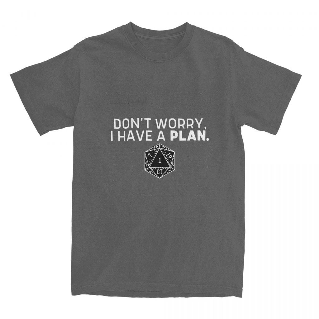 Don't Worry, I Have A Plan T Shirt Mathematics Equation Print Harajuku T-Shirts Short-Sleeve Tops Summer Cotton Plus Size Tees