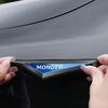 AAANG1 2Pcs Metal Car Side Door Knife Bumper Decals For Mondeo Logo Leaf Plate Modified Exterior Styling Decorative Accessories