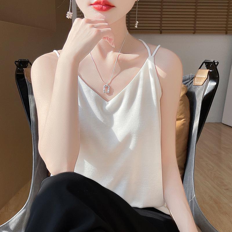 

Женский укороченный танк-топ с V-образным вырезом и красивым дизайном спины, для похудения, весна/лето 2025 Extra Extra Large