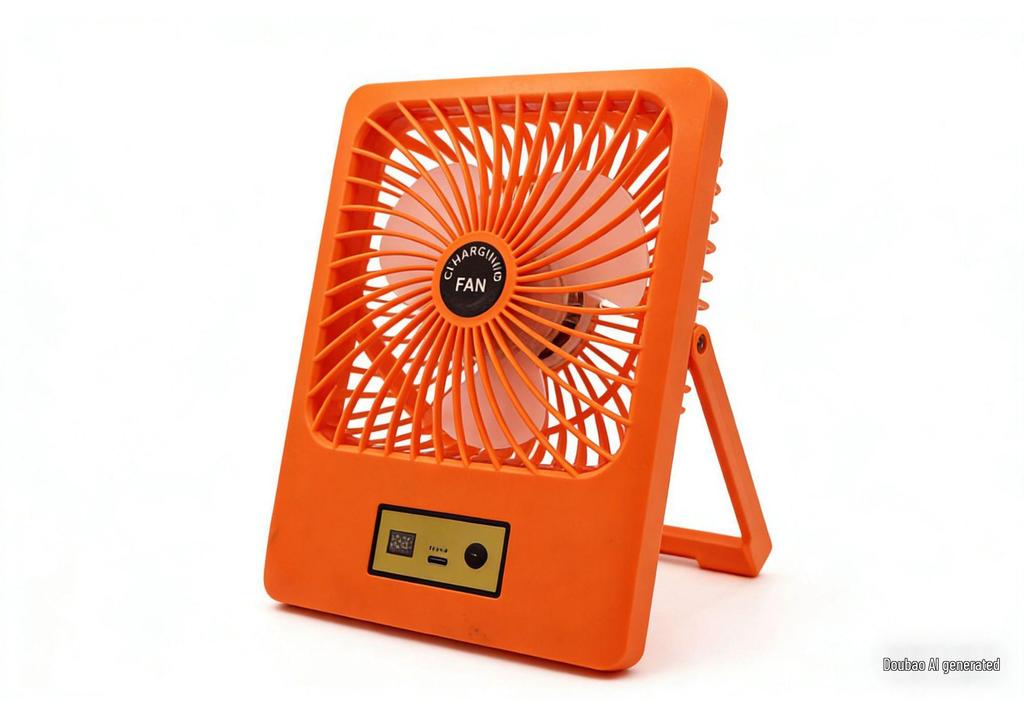 Ultra-thin Rechargeable Desktop & Hanging Silent Fan for Students & Office