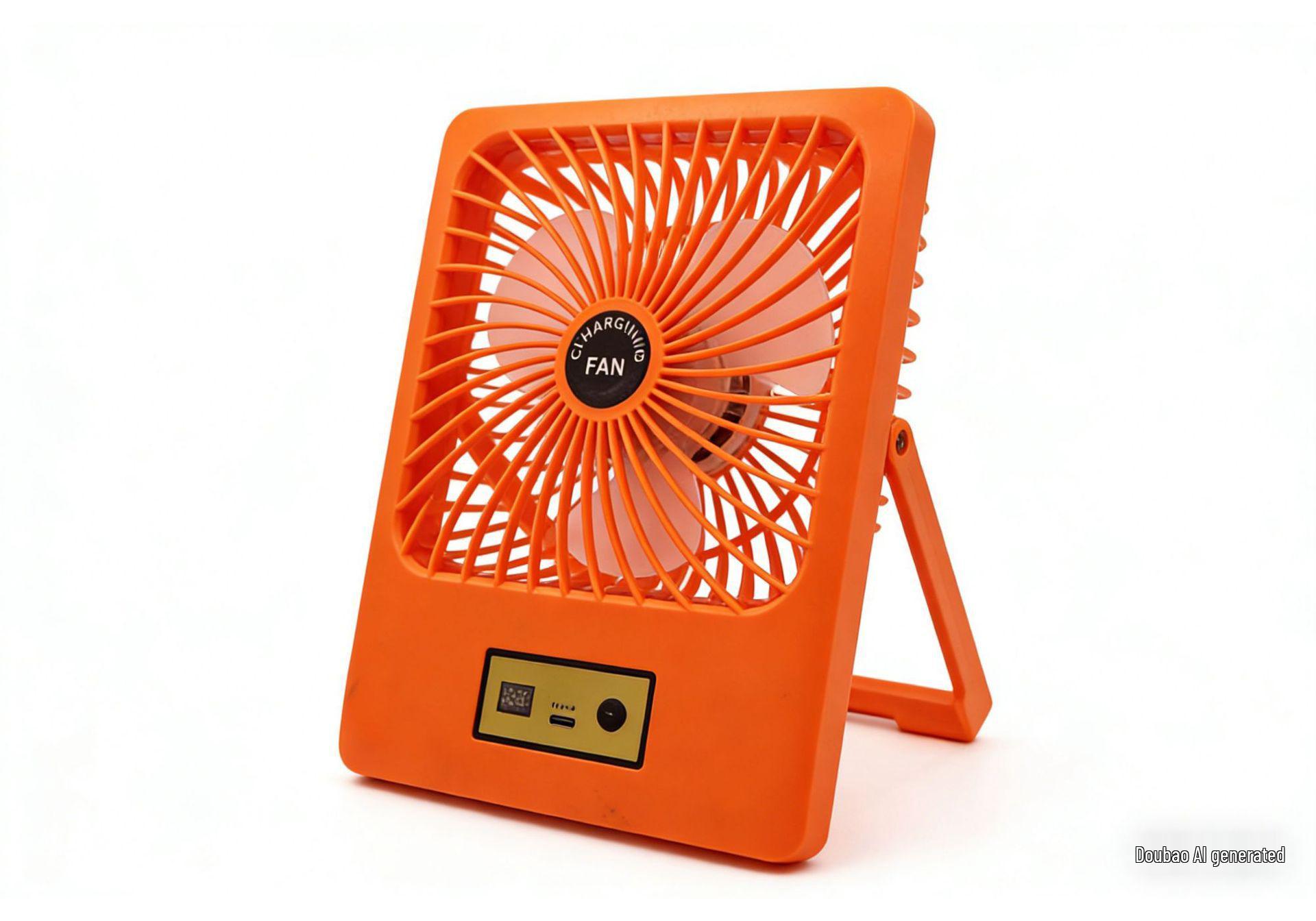 

Ultra-Thin Portable Silent Charging Fan - Compact Desktop & Hanging Multifunction for Student & Office Use 18.7cm x 5.5cm x 2.45cm