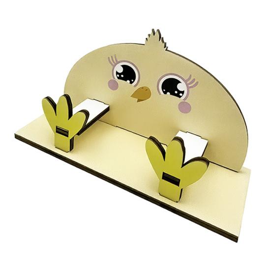 Yousheng Wooden Animal Glasses Holder, Decorative Animal Shape Eyeglass Display Stand, Desktop Sunglasses Eyewear Keeper Display Rack E