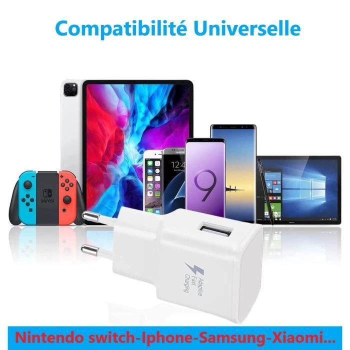 Chargeur Ultra Rapide - Samsung - A14 5G - 3A - Câble USB-C - Sécurisé