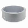 Dry Pool 90x30cm Velvet Soft Light Gray Without Balls