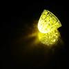 24V LED Marker Lamp Side Marker Plated Ring Truck Supplies Set of 2 (Yellow)