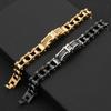 KALEN Bike Chain Bracelet Men Stainless Steel Motorcycle Punk Bracelets Male Jewelry