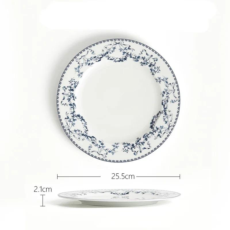 

Керамические тарелки в стиле ретро в китайском стиле, легкие, роскошные, ресторанные, стейковые, изысканные блюда, рыбная тарелка, изысканная домашняя посуда
