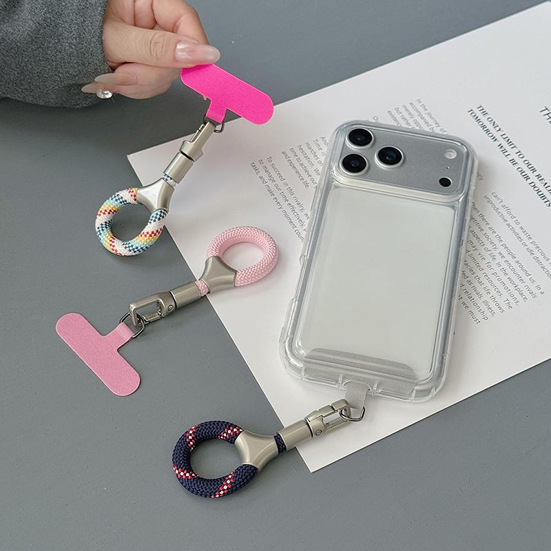 Rotatable 360 Degree Phone Ring Buckle Lanyard Durable Thumb Strap for Smartphone Easy Carry for Commuting