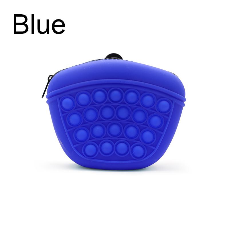 Silicone Pet Training Waist Bag, Outdoor Portable Dog Food Snack Pouch Waterproof Feeding Storage Bag For Dog Walking Training