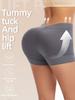 Women's Hip-Lifting Shaping Pants with Insert Pads and Lace Trim