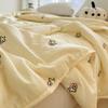 New Embroidered Washed Cotton Summer Quilt Air-Conditioned Skin Friendly Breathable Machine Washable Bedding