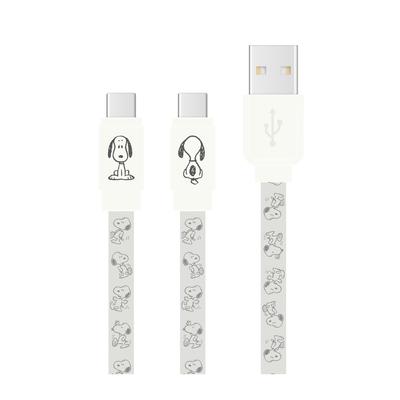 Gourmandise Peanuts Snoopy USB Cable Ivory Type-C SNG-744IV