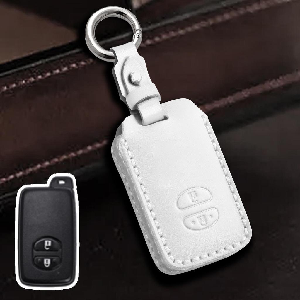 Genuine Leather Key Cover for Toyota Highlander and Land Cruiser (Old Models)