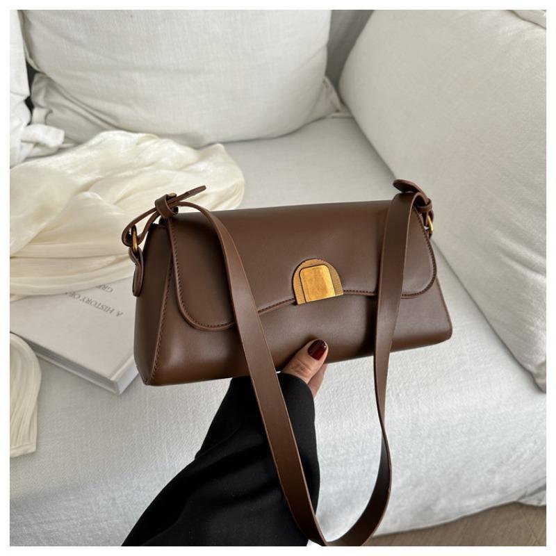 

Underarm bag women s new trendy popular Maillard shoulder bag high-end texture simple commuter small square bag темно-коричневого